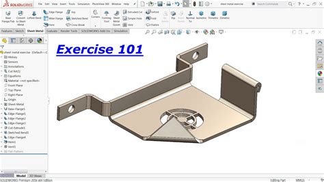 2016 solidworks sheet metal tutorial|SolidWorks sheet metal exercises pdf.